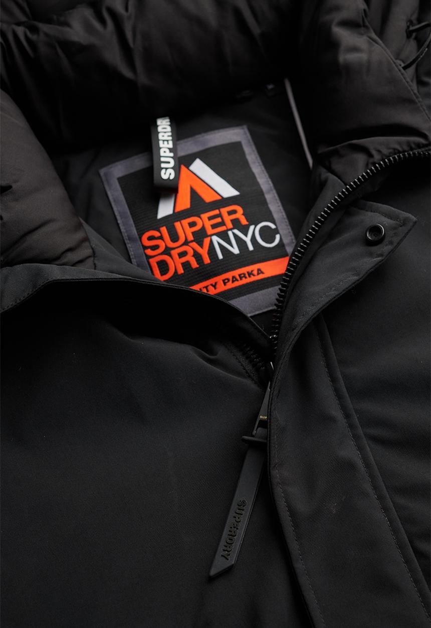 Superdry. - City Padded Bomber Jacket - Black