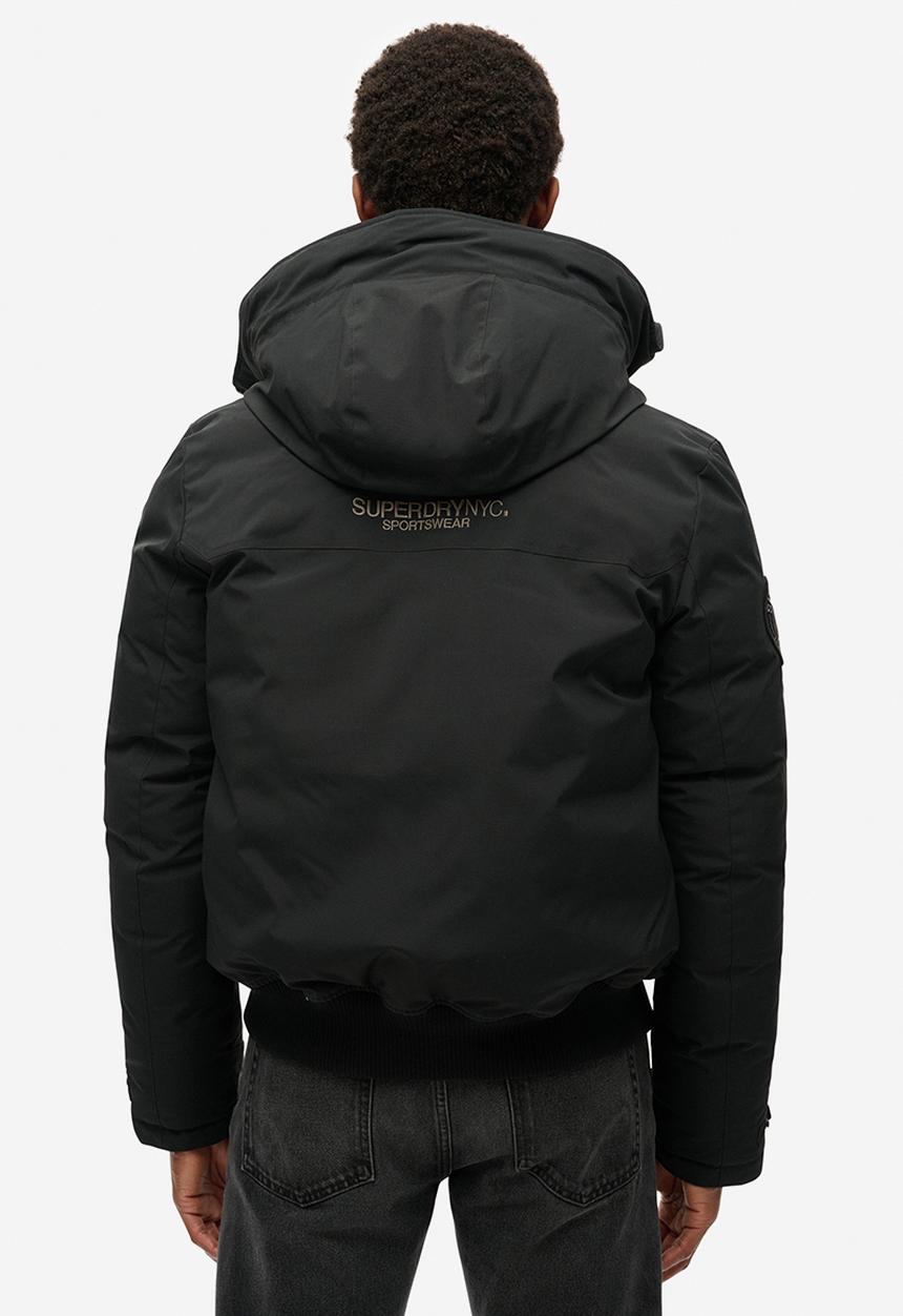 Superdry. - City Padded Bomber Jacket - Black