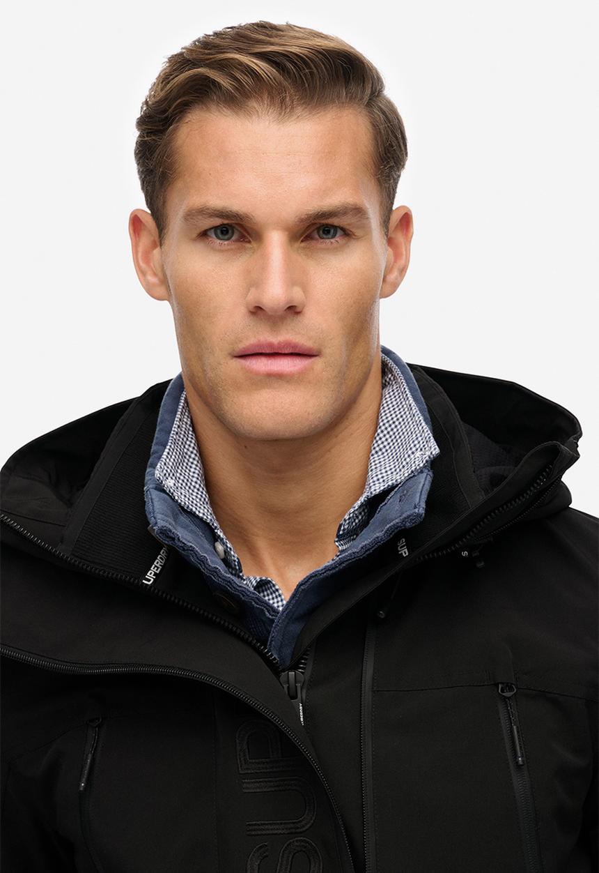 Superdry. - Hood Ultimate Emb Windbreaker - 40A - Black