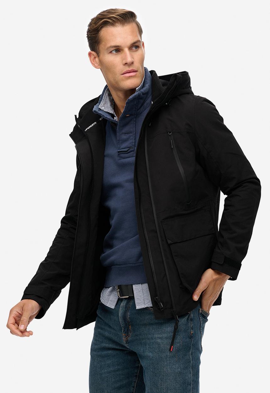 Superdry. - Hood Ultimate Emb Windbreaker - 40A - Black