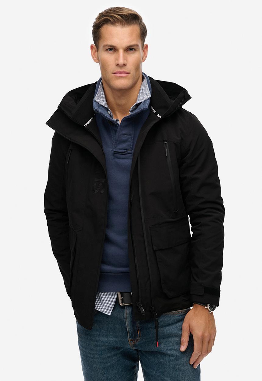 Superdry. - Hood Ultimate Emb Windbreaker - 40A - Black