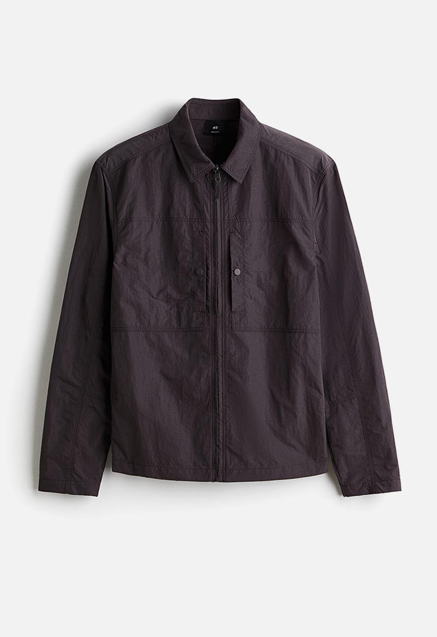 H&M - Regular fit nylon overshirt - purple