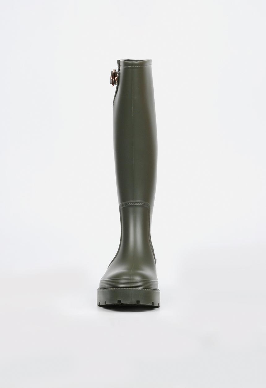 Viabeach - Laine 2 long buckle rain boot - khaki