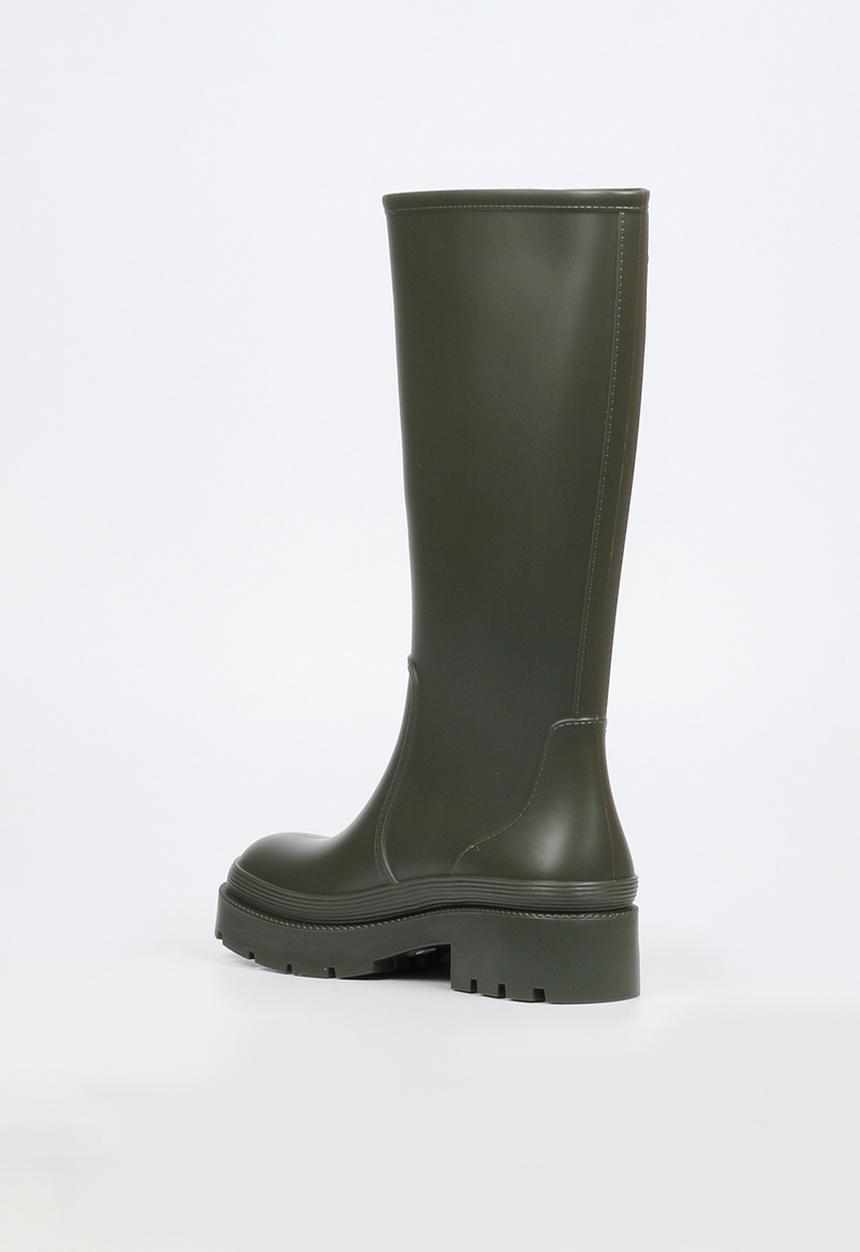 Viabeach - Laine 2 long buckle rain boot - khaki