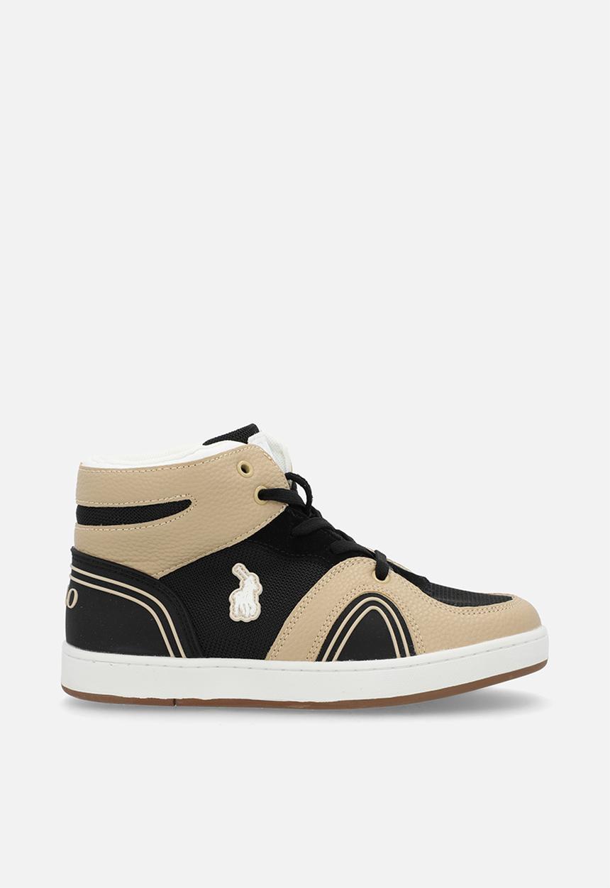 POLO - Colour Block High Top Sneaker -Black