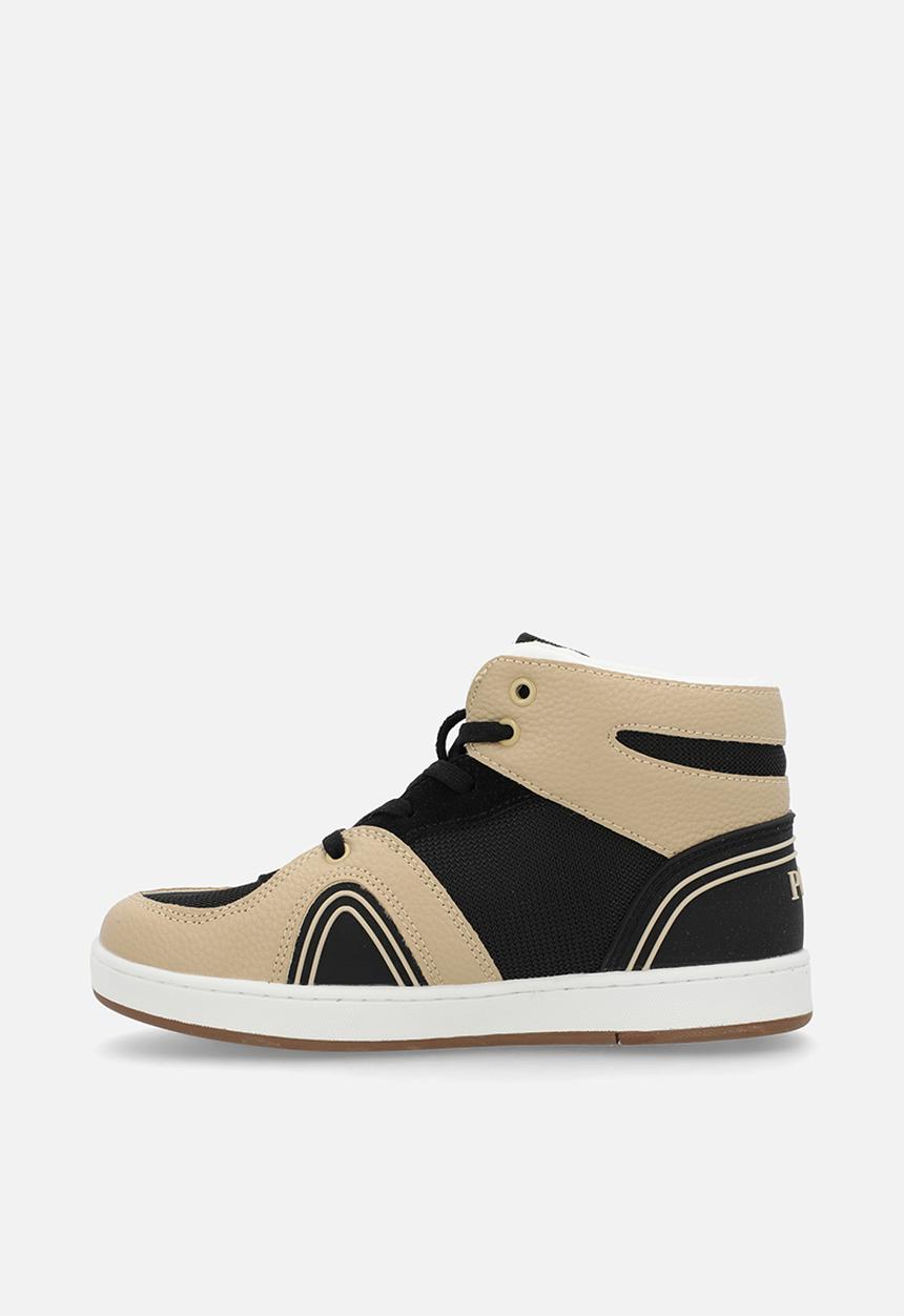 POLO - Colour Block High Top Sneaker -Black