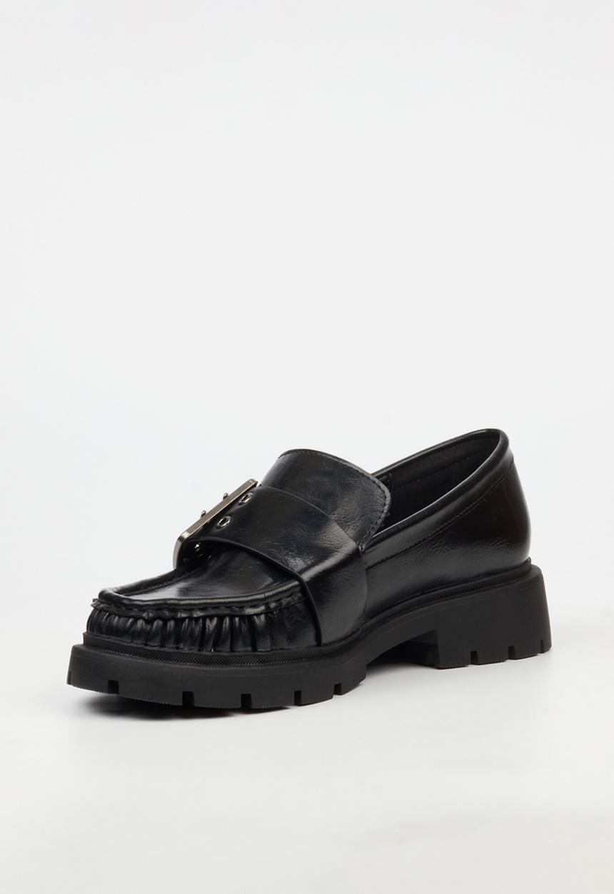 Butterfly Feet - Plush 2 loafer  - black