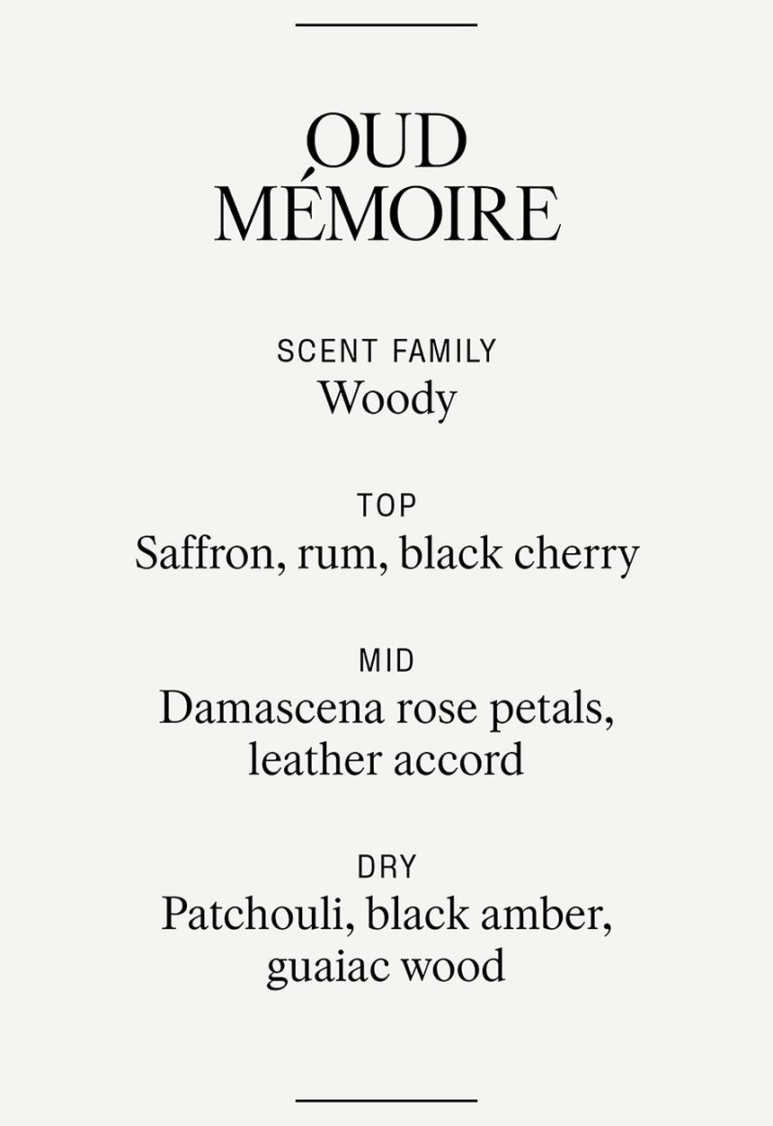 H&M - Scented candle in glass holder - oud mémoire