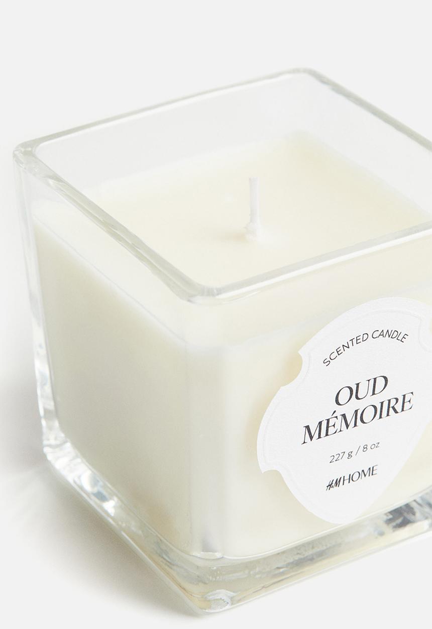H&M - Scented candle in glass holder - oud mémoire