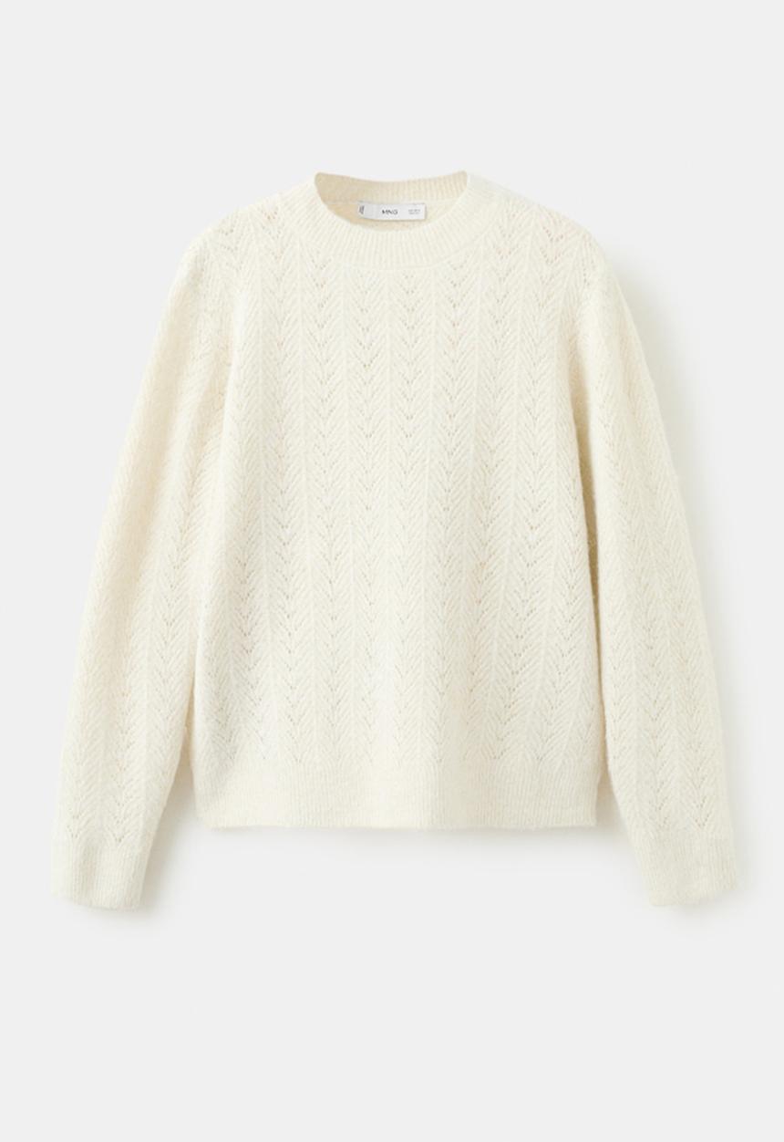 MANGO - Sweater florins - light beige