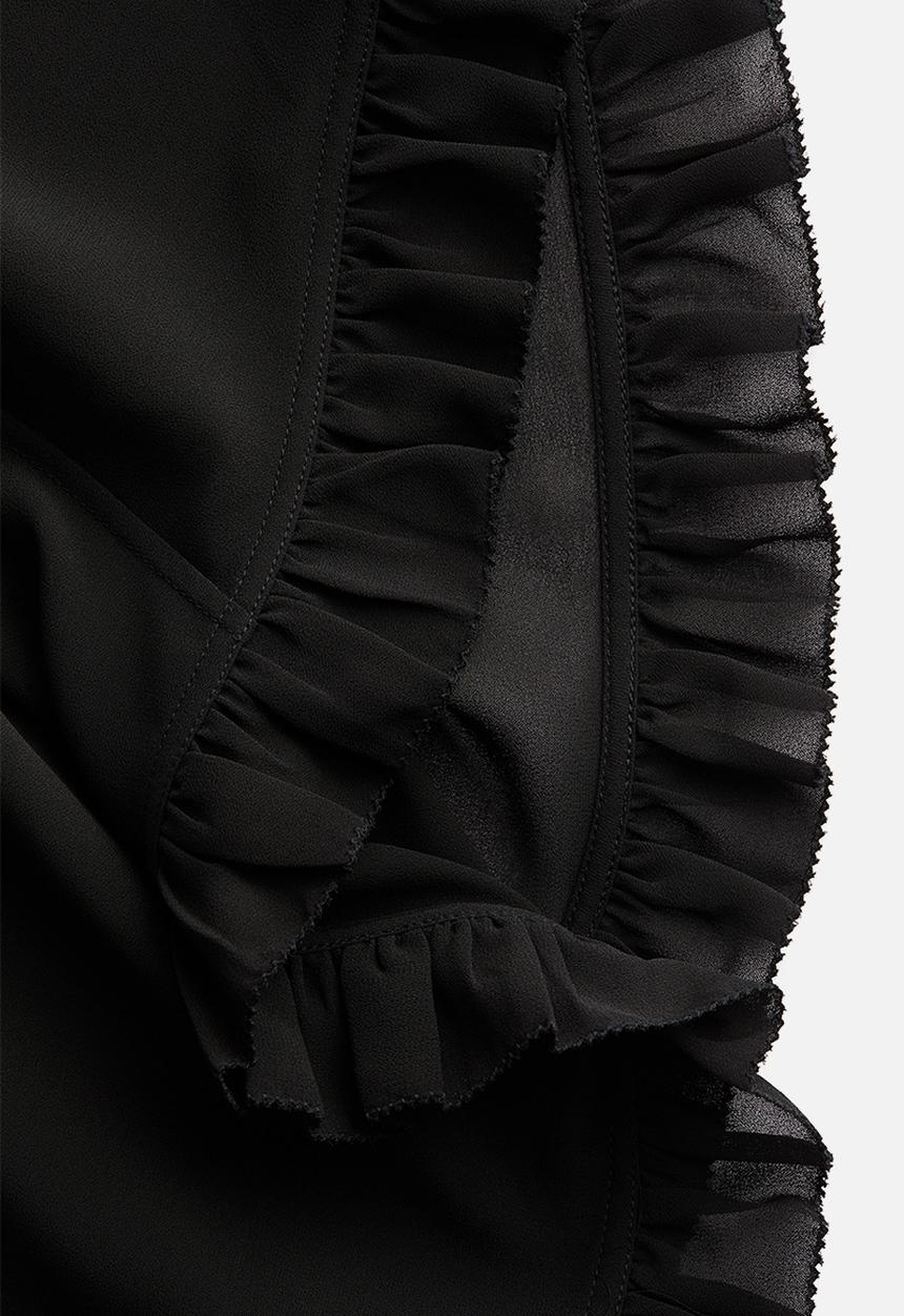 H&M - H&M Studio: Chiffon blouse - black