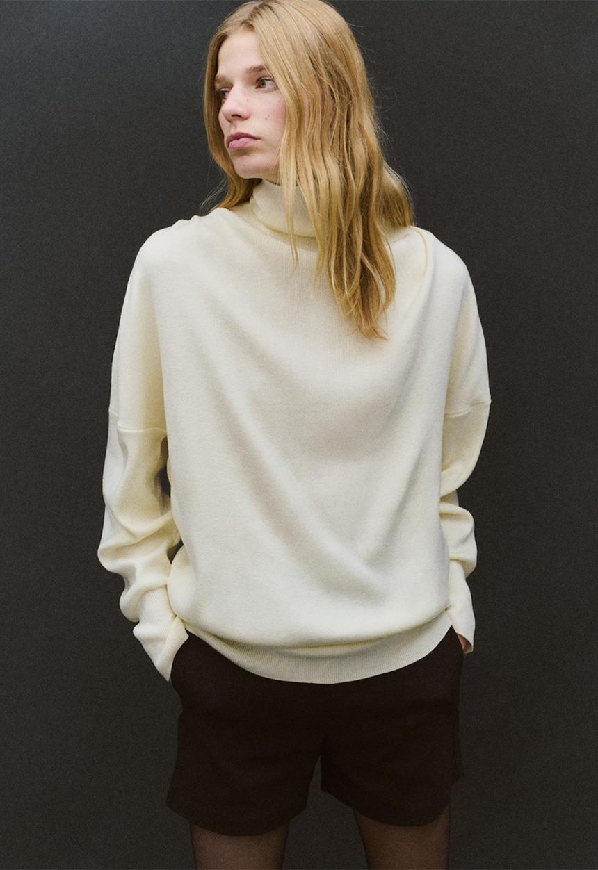 MANGO - Sweater ruano - light beige
