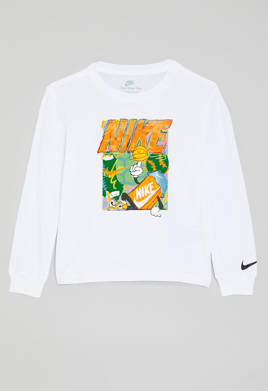 Nike - Nike bball long sleeve tee - white