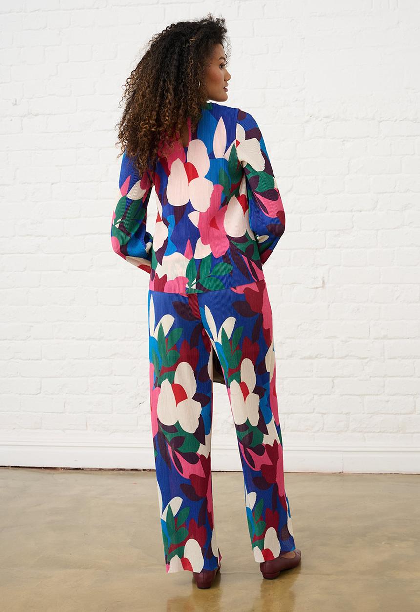 Me&B - Plisse Long sleeve - Bloom