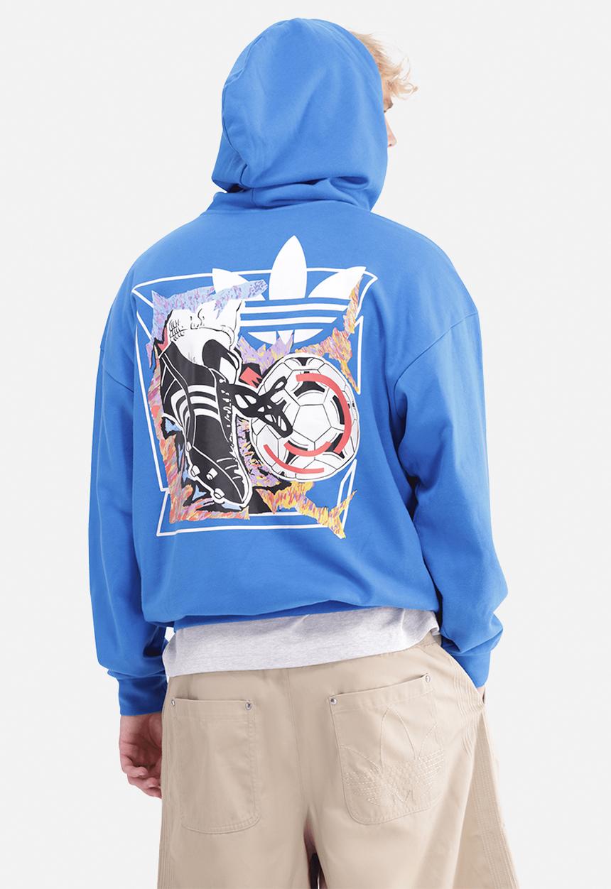 adidas Originals - ANIME Football Hoody - BLUEBIRD