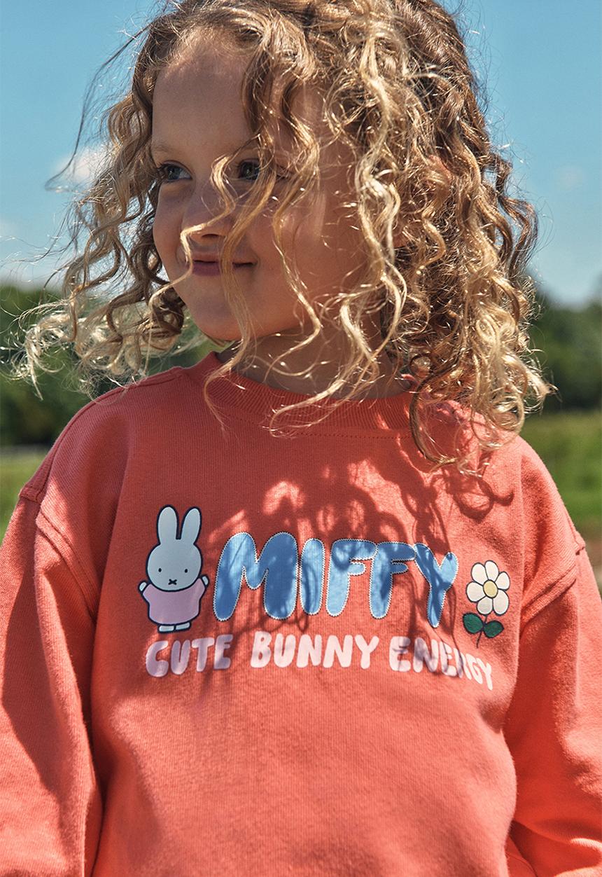 Cotton On - Miffy Long Sleeve Pj Set License - Lcn Mif Coral Red/ Miffy Cute Bunny