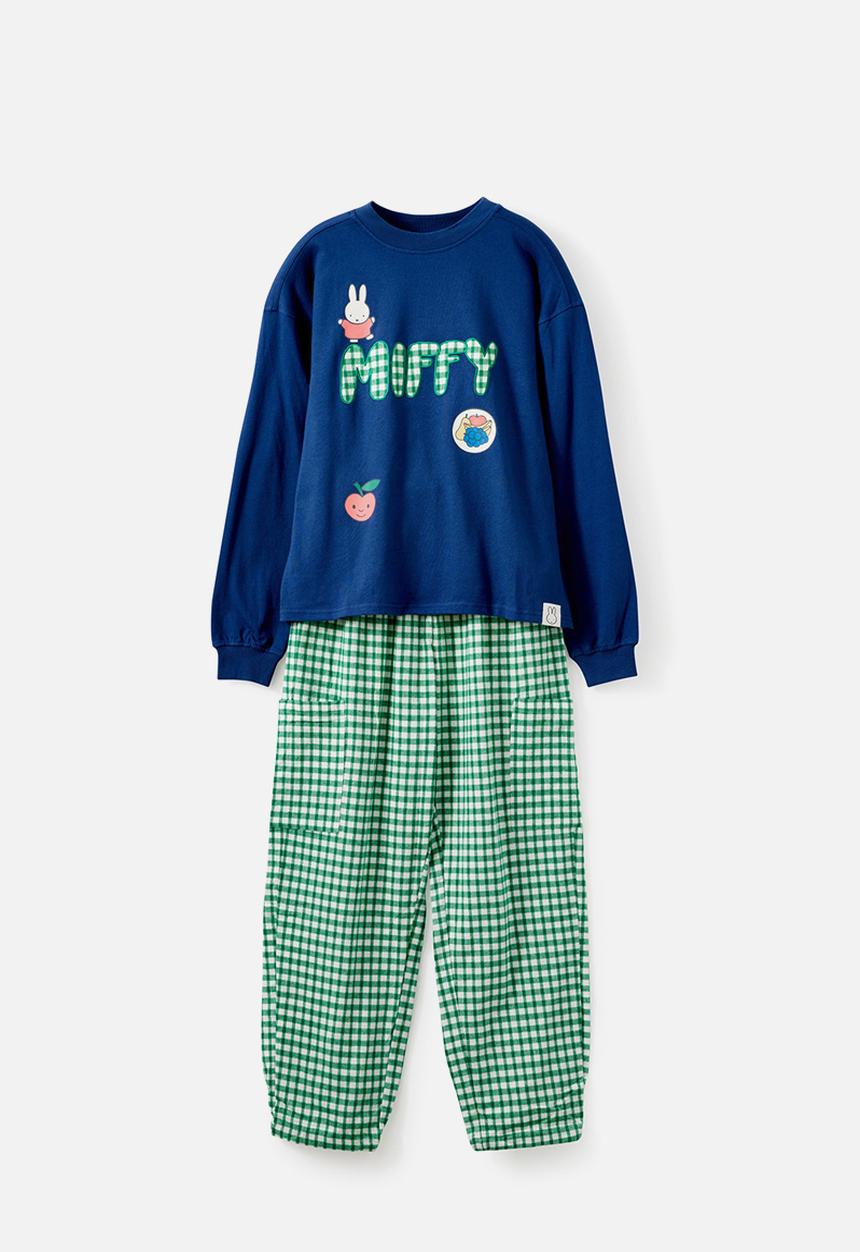 Cotton On - Miffy Adult Long Sleeve Pj Set License - Lcn Mif Deep Dive/ Miffy Apple