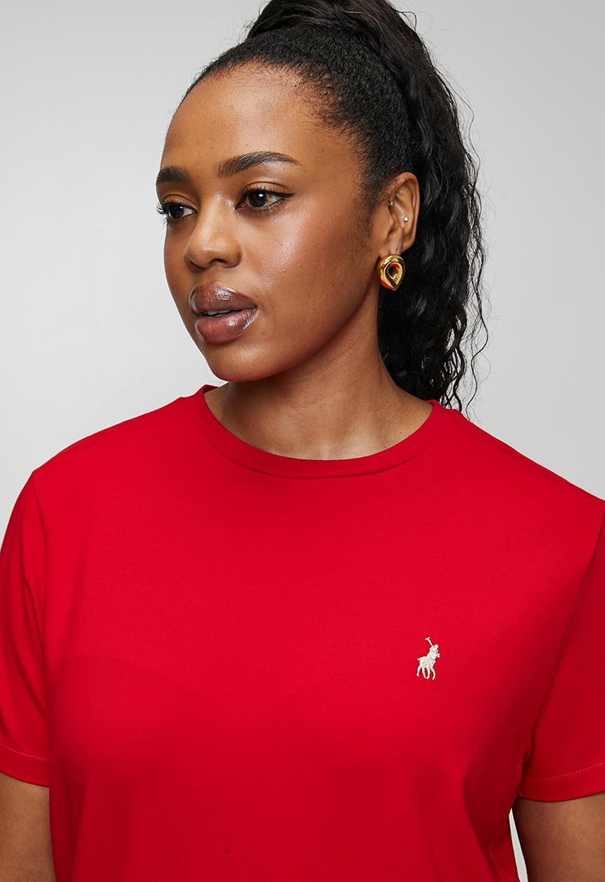 POLO - Plus wmn allie ss t-shirt - red