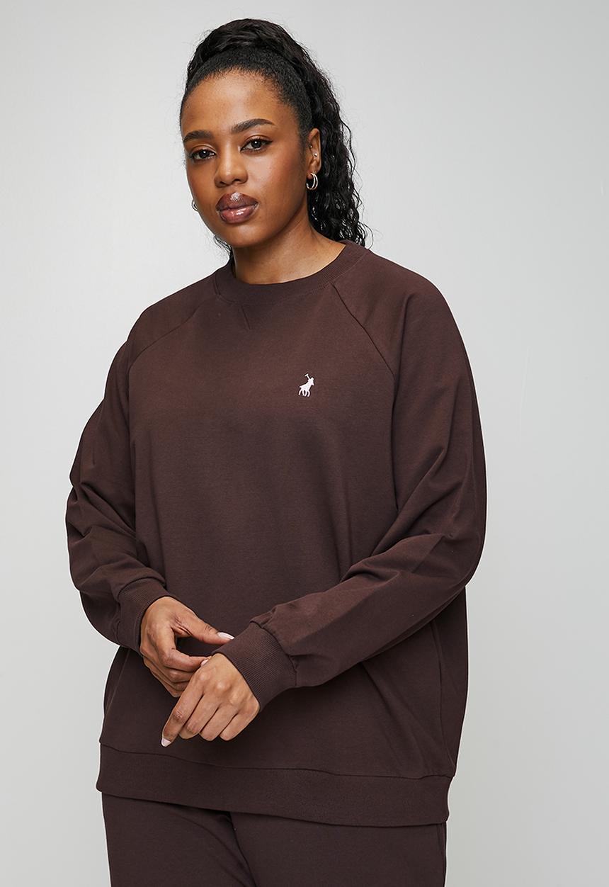 POLO - Plus wmn sophia ls track top - plum