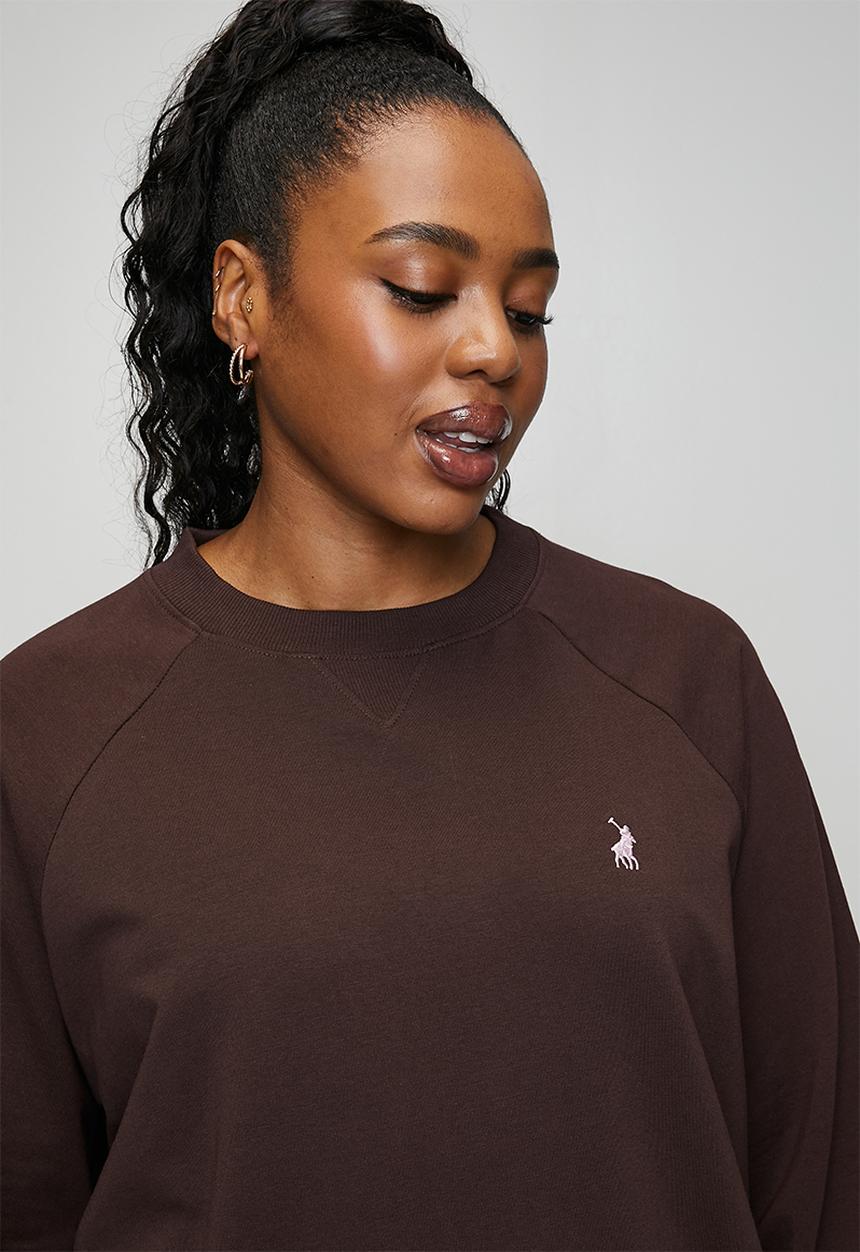 POLO - Plus wmn sophia ls track top - plum
