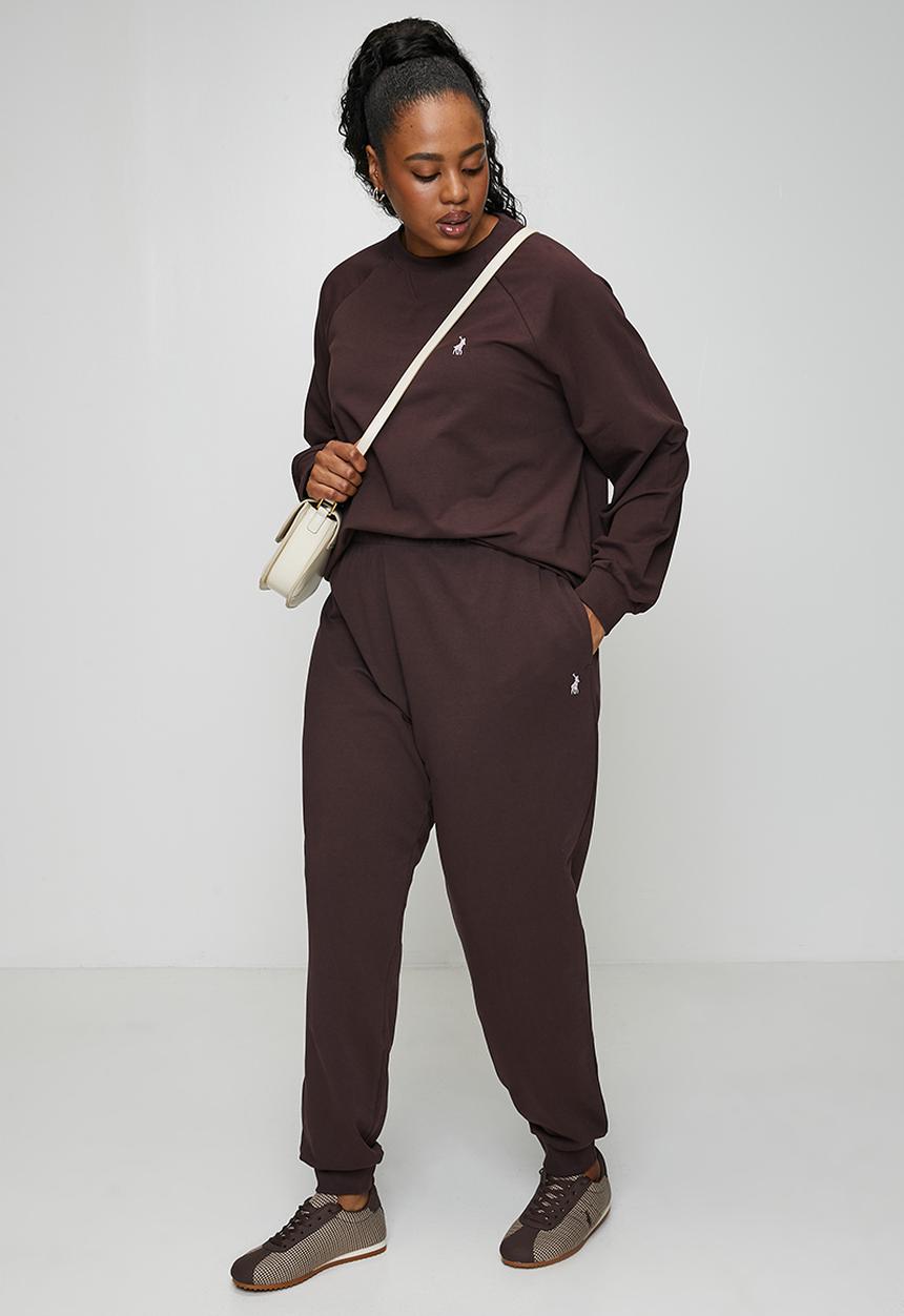 POLO - Plus wmn sophia ls track top - plum