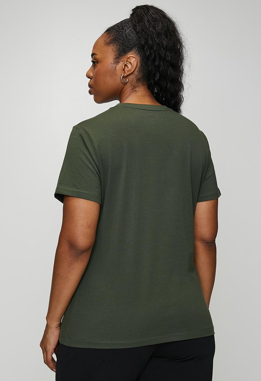 POLO - Plus wmn allie ss t-shirt - olive