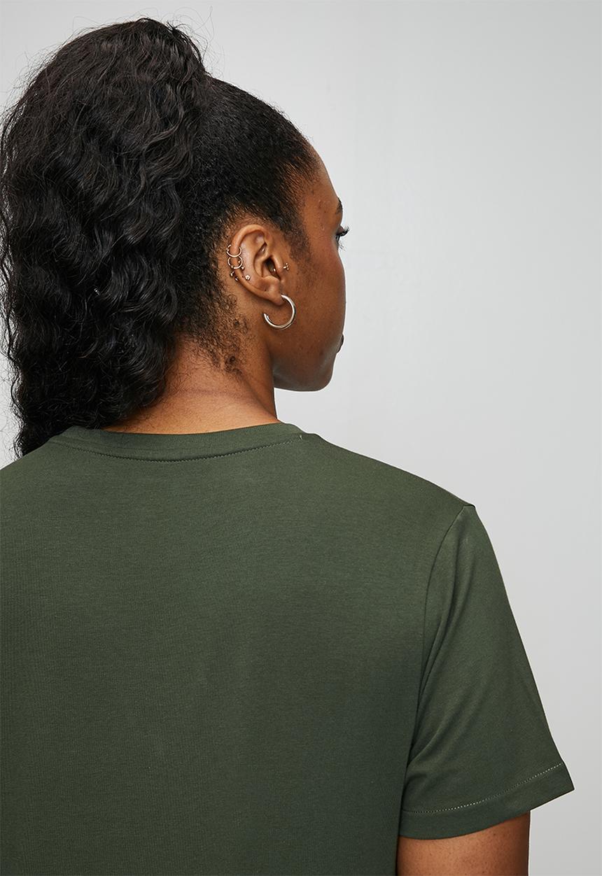 POLO - Plus wmn allie ss t-shirt - olive