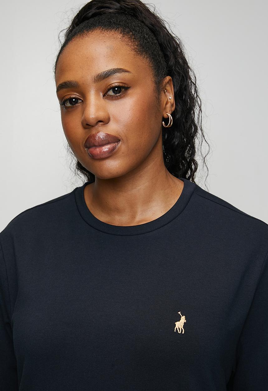 POLO - Plus wmn alice long sleeve T-shirt - navy