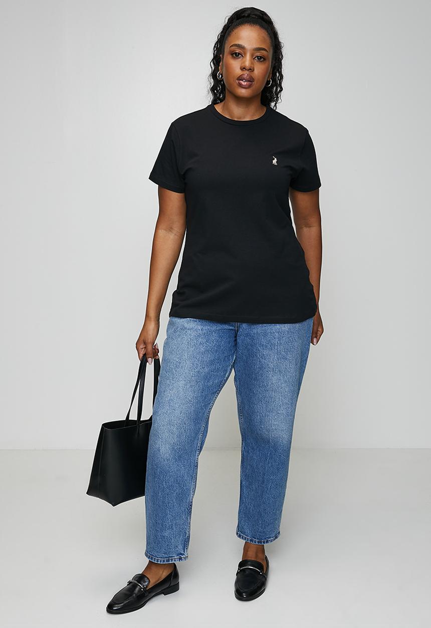 POLO - Plus wmn allie short sleeve T-shirt - black