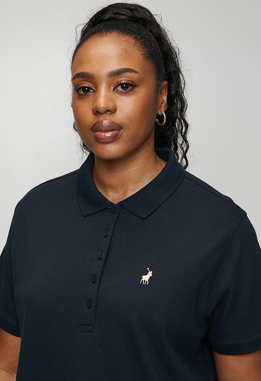 POLO - Plus wmn margot short sleeve golfer - navy