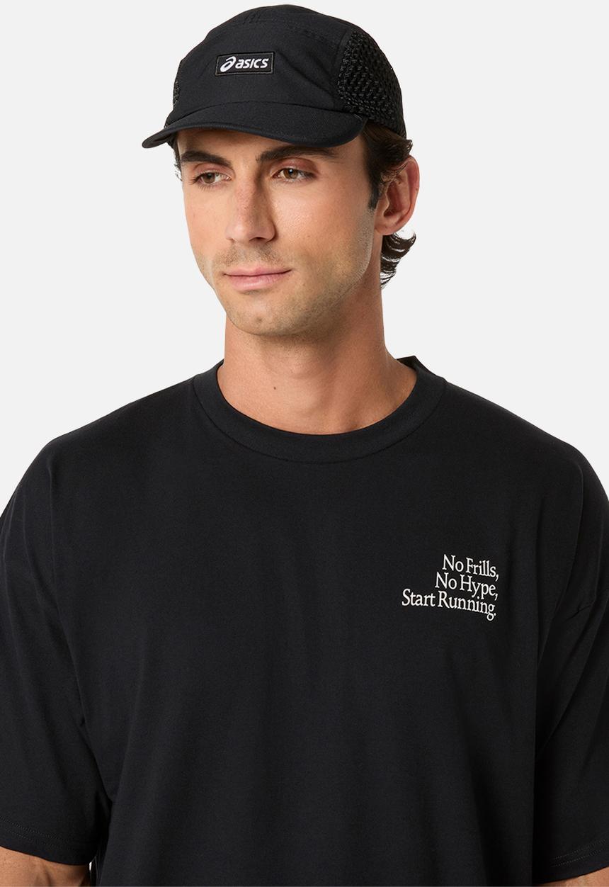 ASICS - Runner Message Graphic Relaxed Tee - Performance Black