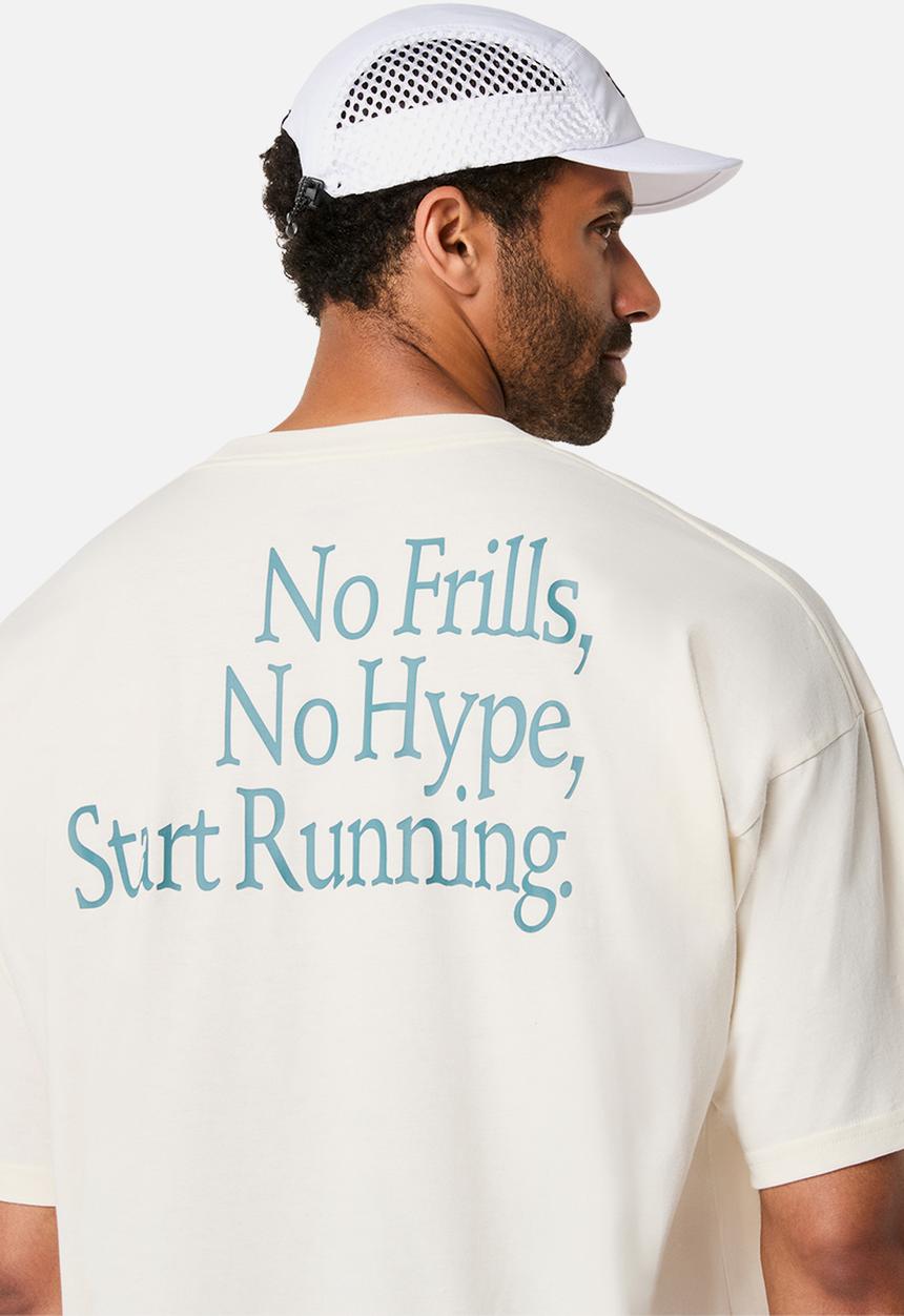 ASICS - Runner Message Graphic Relaxed Tee - Cream