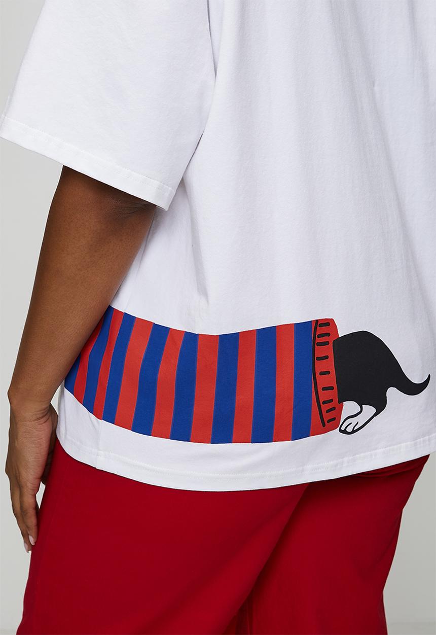 Me&B - Plus Statement Tee - Dog Print