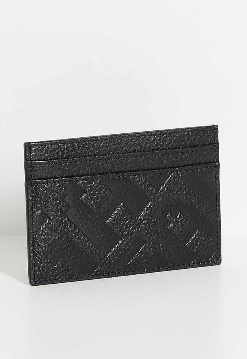 GALXBOY - EMBOSSED CARD HOLDER  - BLACK