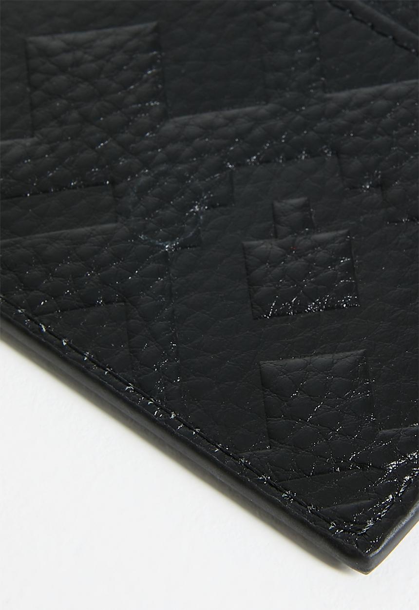 GALXBOY - EMBOSSED CARD HOLDER  - BLACK