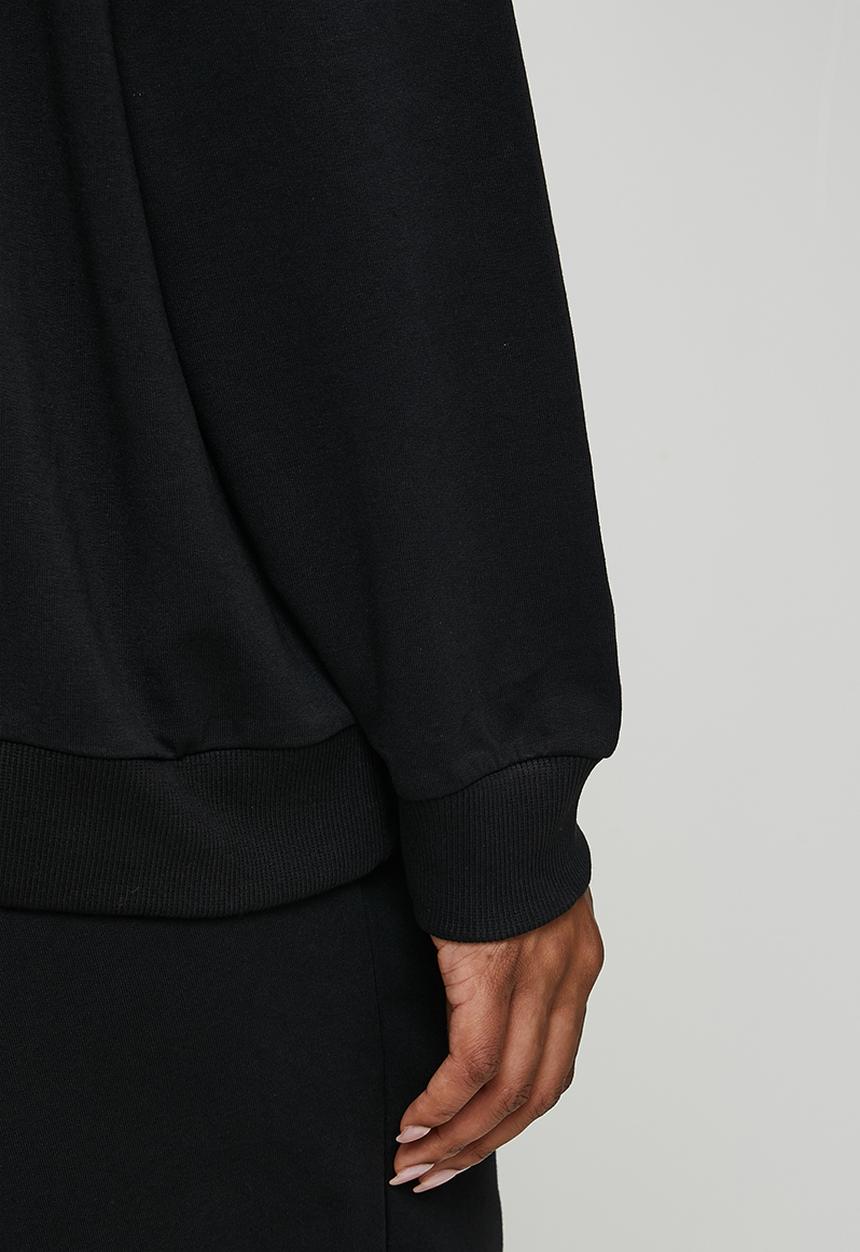 POLO - Plus wmn sophia ls track top - black