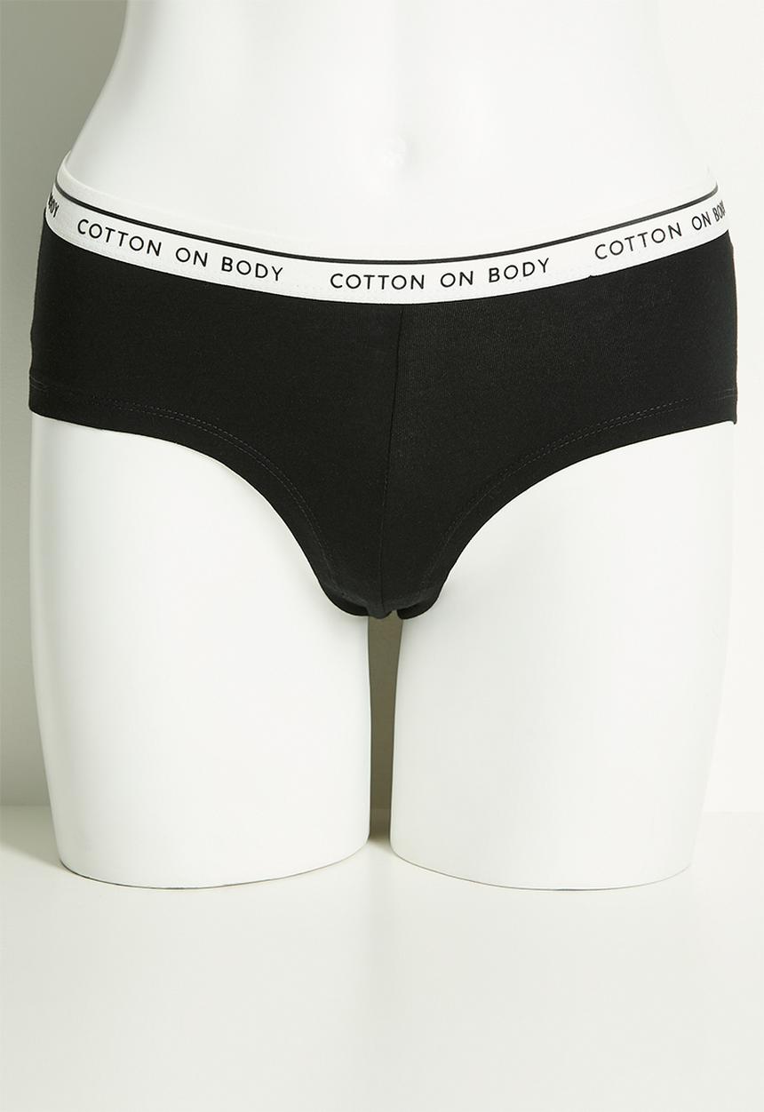 Cotton On - Branded Cotton Cheeky Boyshort 3 Pack - multi