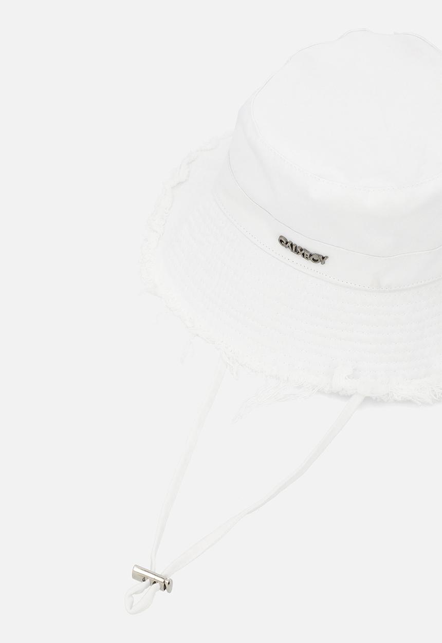 GALXBOY - WASHED COTTON HAT - WHITE