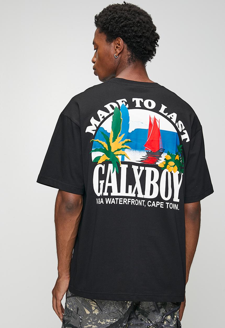 GALXBOY - 8001 T-SHIRT - BLACK