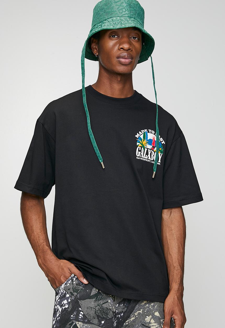 GALXBOY - 8001 T-SHIRT - BLACK