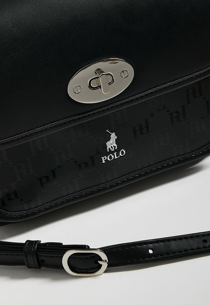 POLO - Rockford flap crossbody bag-black