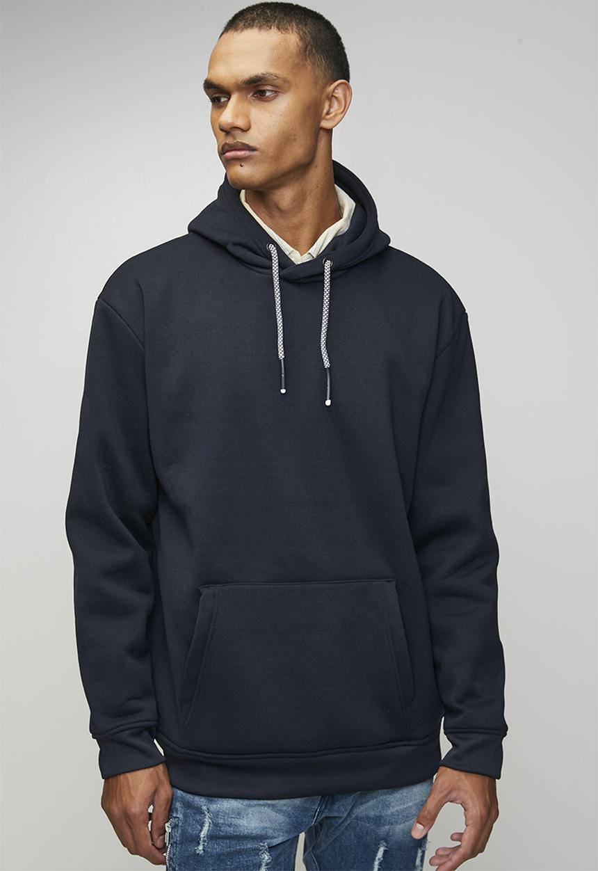 Brave Soul - Oversized Fit Hoody - Navy