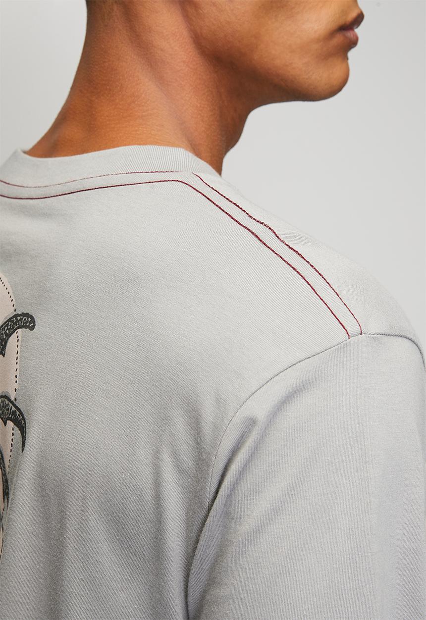 RVCA - Serpent Ss Red Stitch - MONUMENT