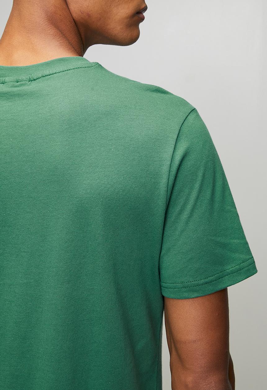 FILA - Celso Embroided  T-Shirt - Dark Green