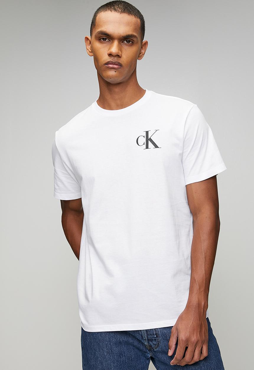 Calvin Klein - Short sleeve 30S Eu Left Chest Logo Tee - Bright White
