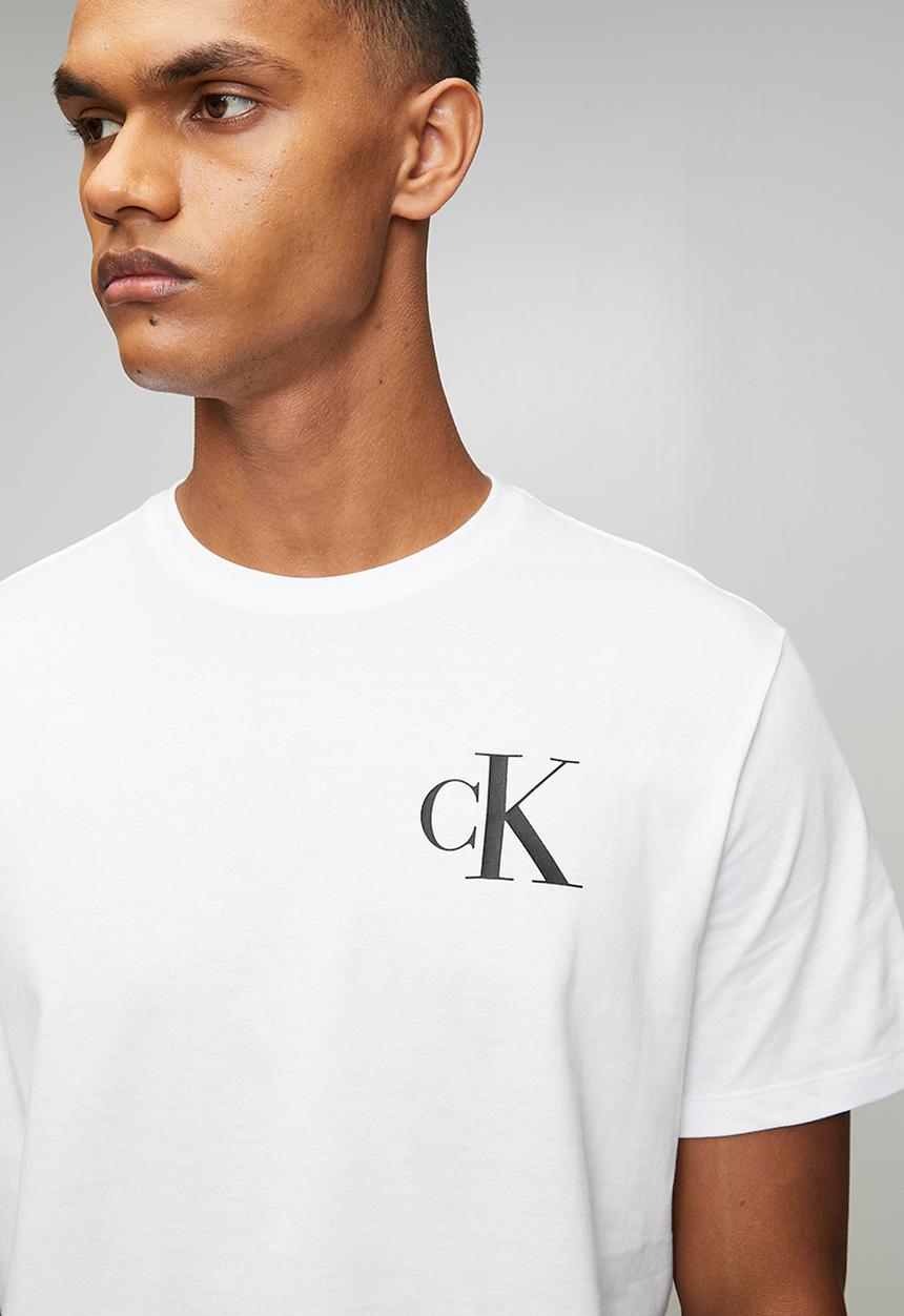 Calvin Klein - Short sleeve 30S Eu Left Chest Logo Tee - Bright White