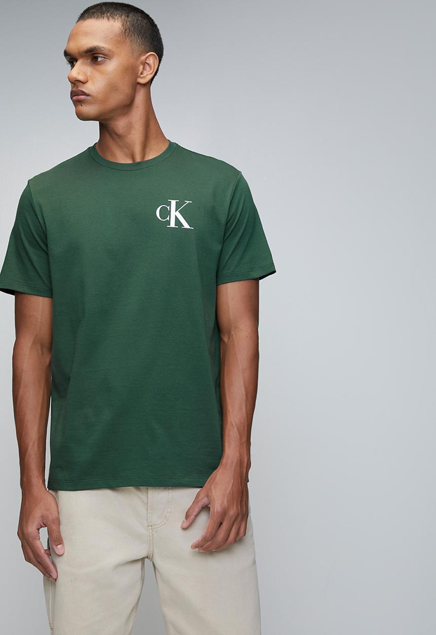 Calvin Klein - Ss 30S Eu Left Chest Logo Tee - Sycamore