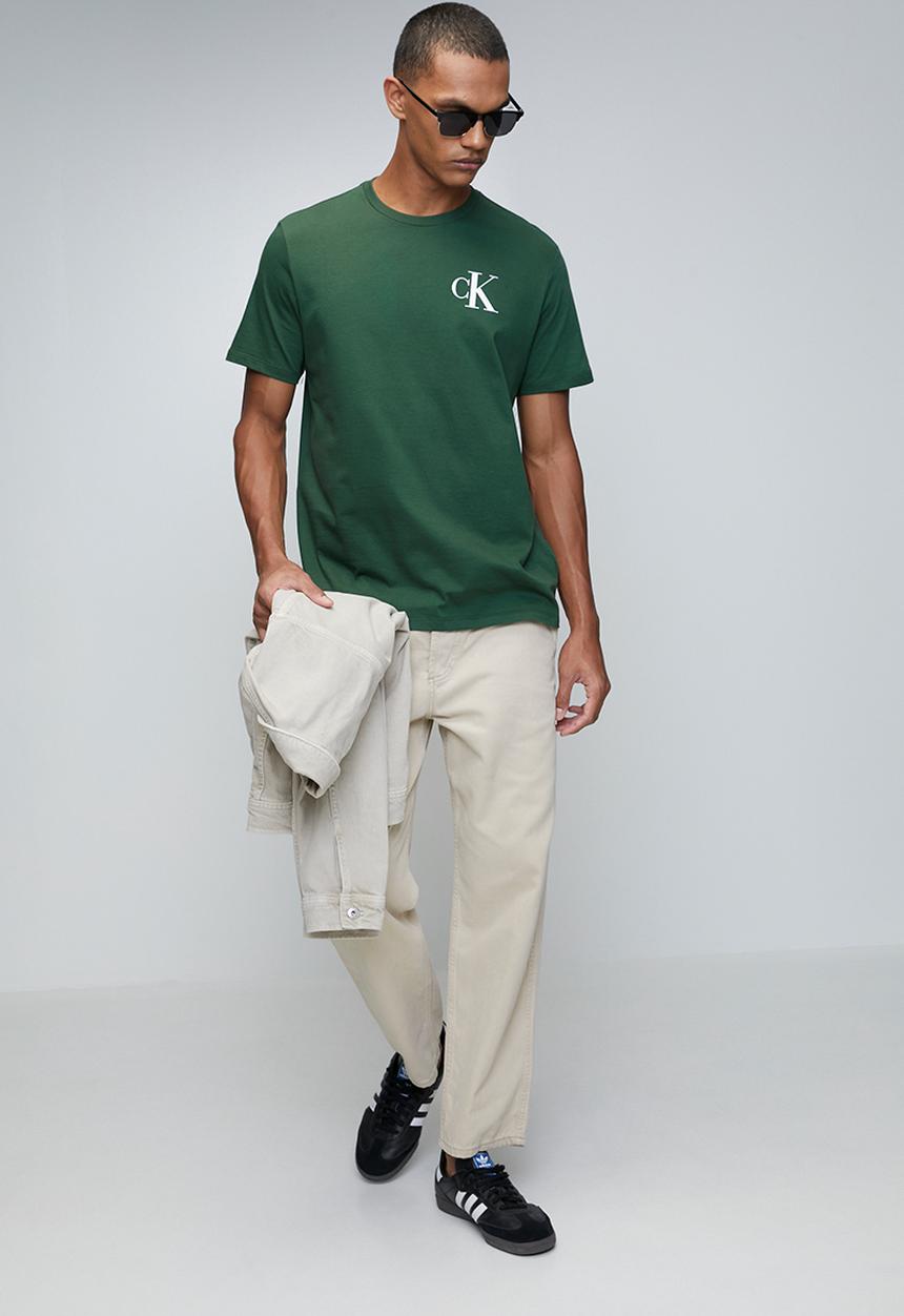 Calvin Klein - Ss 30S Eu Left Chest Logo Tee - Sycamore