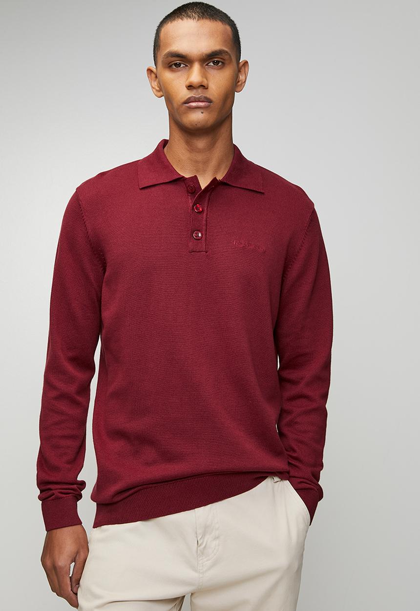 Ben Sherman - Sportshirt - Berry