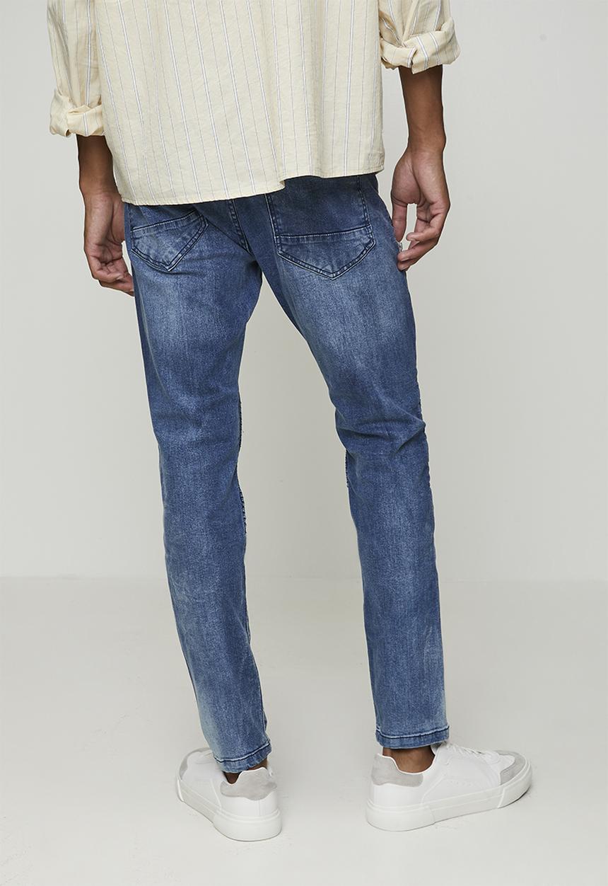 Brave Soul - Denim Biker Jean Regular Length - Blue 